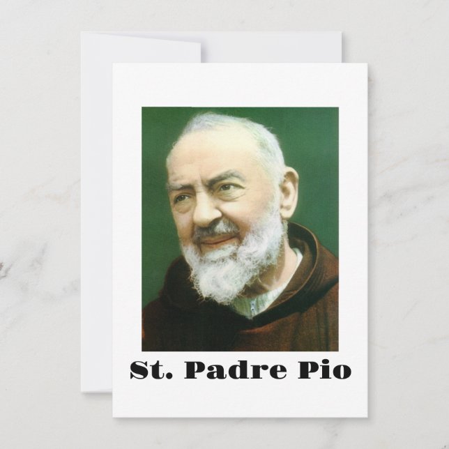 Carte PIO St. PADRE (Devant)