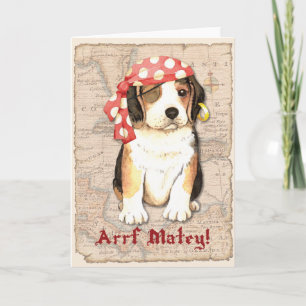 Carte Pirate Beagle