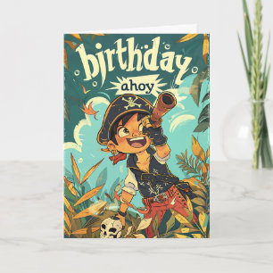 Carte Pirate d'anniversaire !