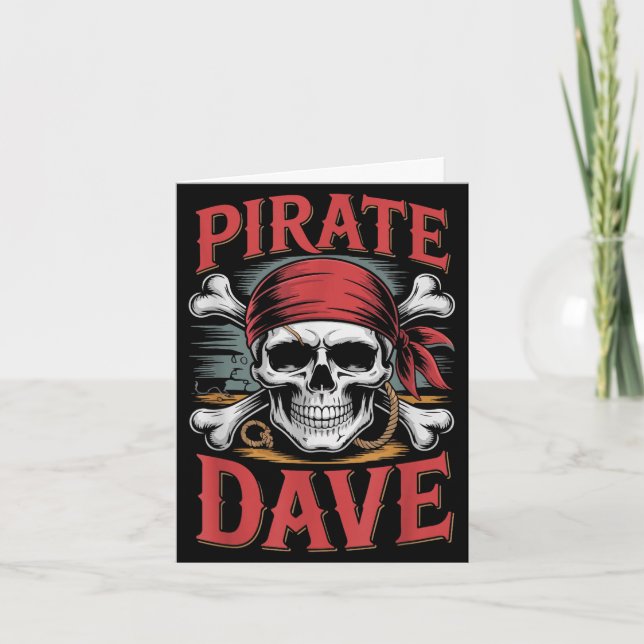 Carte Pirate dave  (Devant)