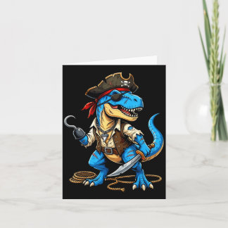 Carte Pirate dinosaur t rex boys girls kids funny