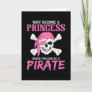 Carte Pirate Girl Pirate Gift Girl