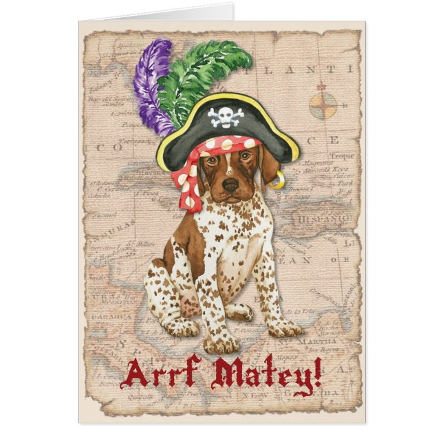 Carte Pirate Pointeur Allemand (Devant)