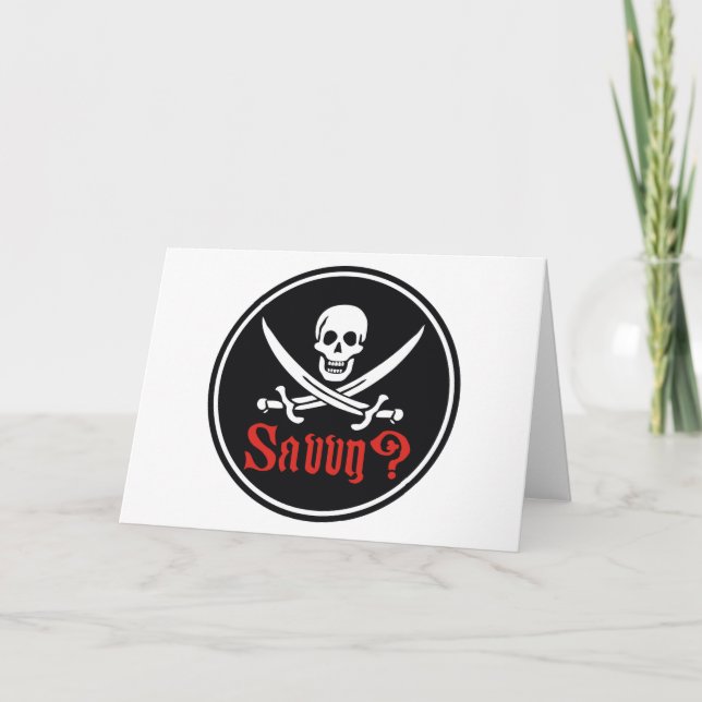 Carte Pirate Savvy (Devant)