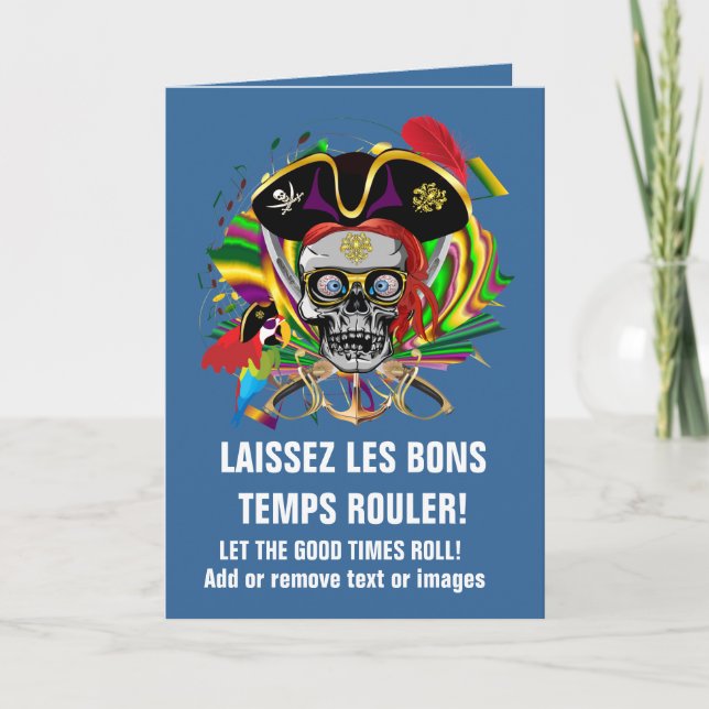 Carte Pirate Template (Devant)