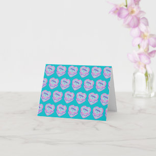 Carte Pisces Zodiac Coquette Coeur Anniversaire Gâteau