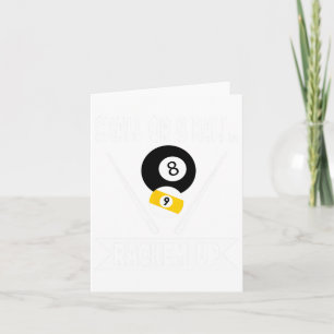 Carte Piscine Amusante 9 Balle Ou 8 Ball Rackem Up Billa