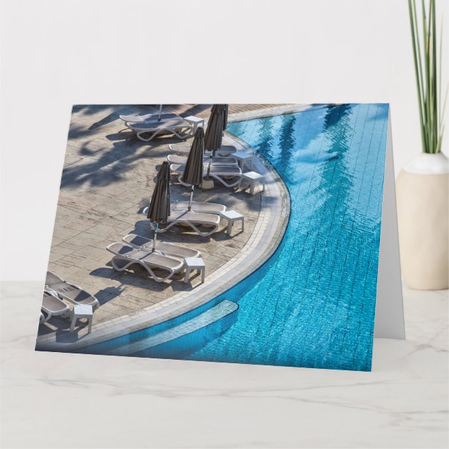 Carte Piscine De Vacances (Devant)