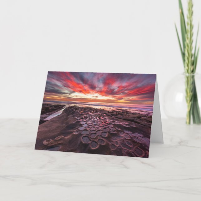 Carte Piscines à Marée à La Jolla, Californie (Devant)