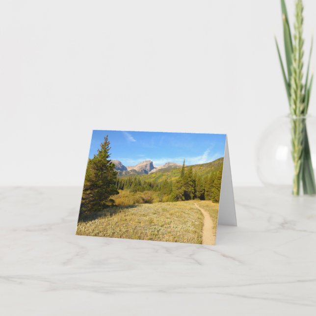 Carte Piste du lac Nymph au début de l'automne (Devant)