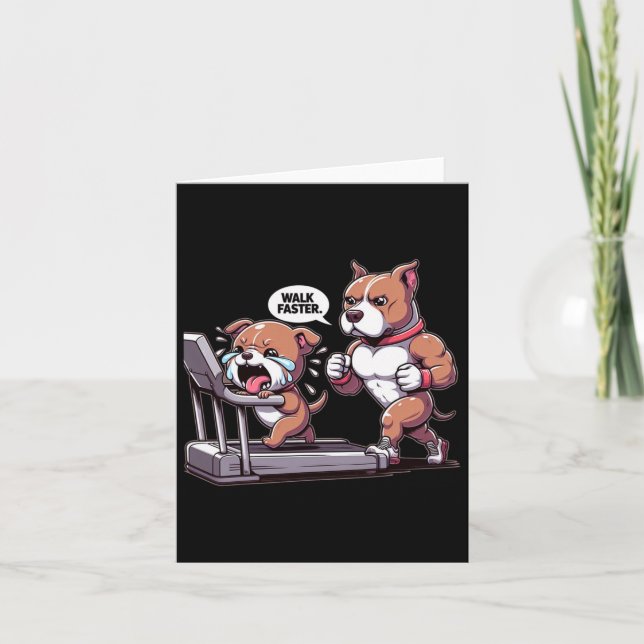 Carte Pit Bull Fitness - Poids du corps de levage (Devant)