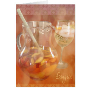 Carte Pitcher de Peach Sangria