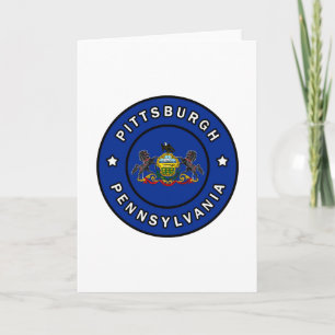 Carte Pittsburgh Pennsylvanie