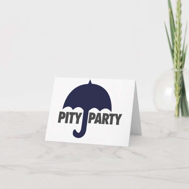 Carte Pity Party (Devant)