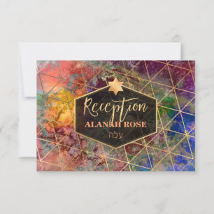 Carte PixDezines Galaxy Réception Abstraite Mitzvah