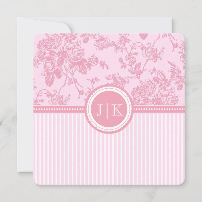 Carte PixDezines rose/toile/rose/do-it-yourself couleur (Devant)