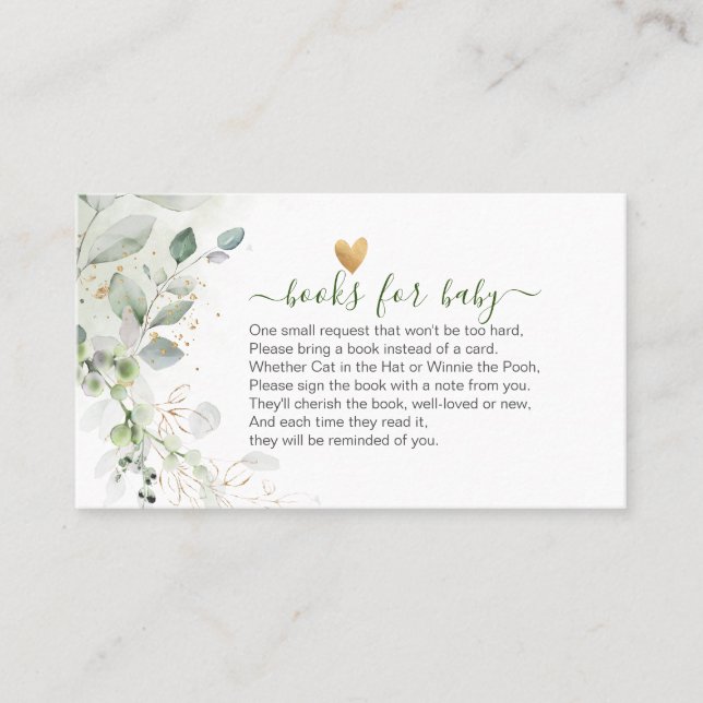 Carte PixDezines Watercolor Eucalyptus Wreath Plac (Devant)