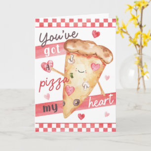 Carte Pizza de la Saint-Valentin - Tu as un cœur en pizz