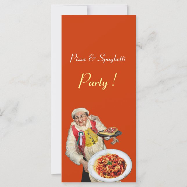CARTE PIZZA & SPAGHETTI PARTY CUISINE ITALIENNE, RESTAUR (Devant)