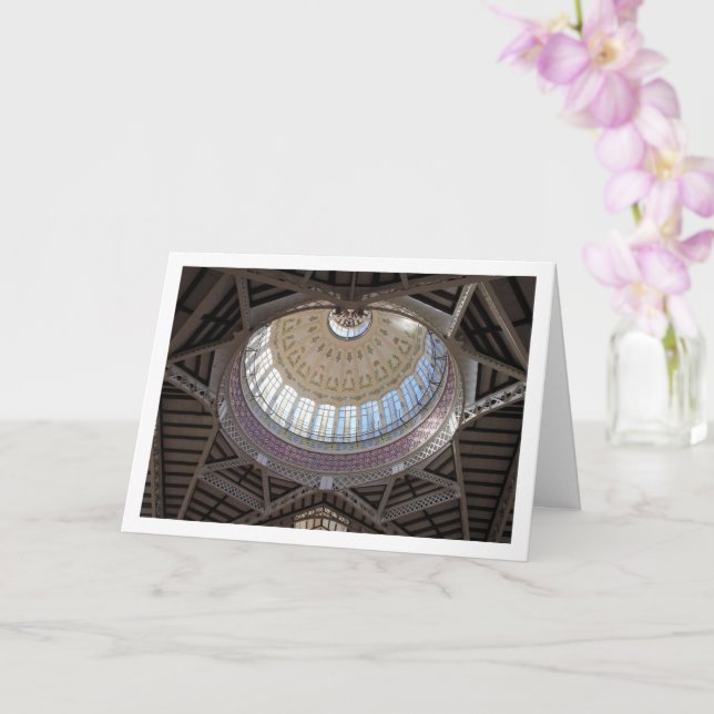 Carte Plafond du Mercado Central, Valence, Espagne (Orchidée)