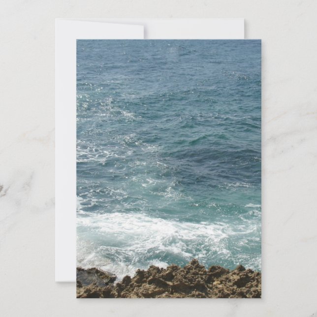 Carte Plage à l'océan (Devant)