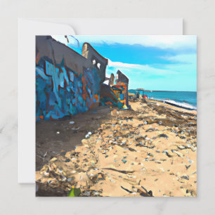 Carte Plage abandonnée post-apocalyptique