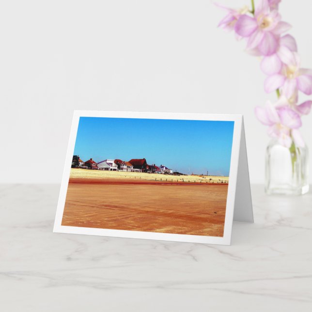 Carte Plage de Camber Sands, Sussex de l'Est, Angleterre (Orchidée)