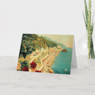 Carte Plage de la côte italienne d'Amalfi