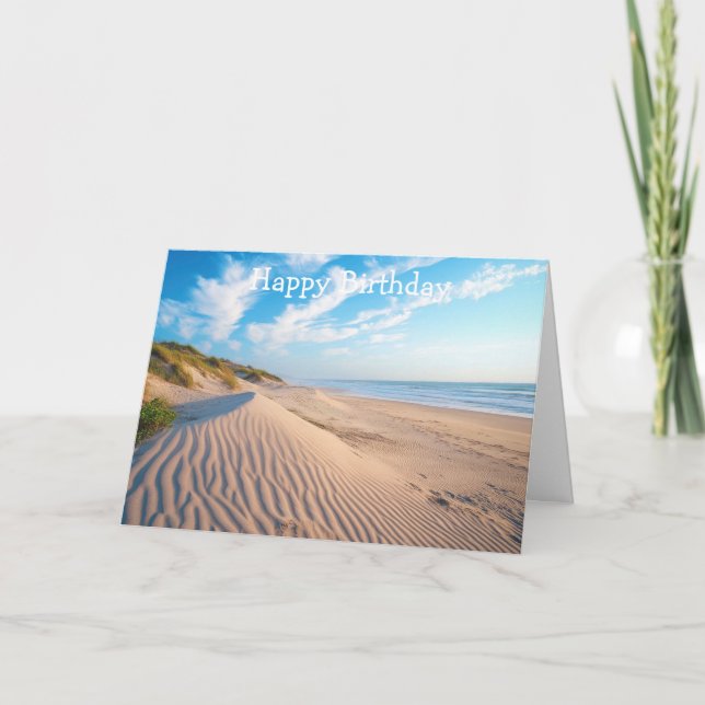 Carte Plage de sable (Devant)
