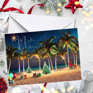 Carte Plage Hawaiian Mele Kalikimaka