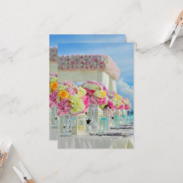 Carte Plage, Mariage, Réception, Décoration de table, Ce