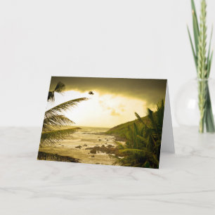 Carte Plage nuageuse de Goa