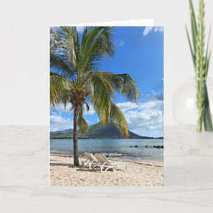 Carte Plage tropicale