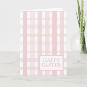 Carte Plaid mélange rose