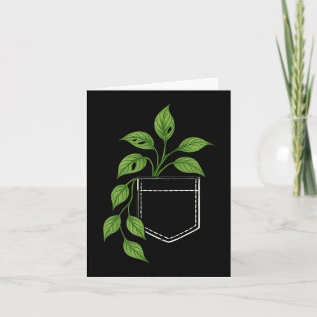 Carte Plant Dad Plant Moms, House Plan Gardener Grow Tho (Devant)