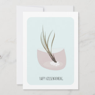 Carte Plante aérienne pour pendaison de crémaillère Fête