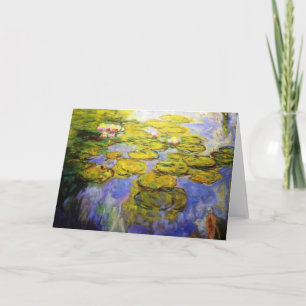 Carte Plaquettes Lily inspirées par Monet