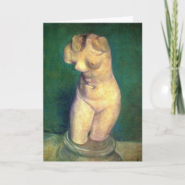 Carte Plaster Statuette Femme Torso par Vincent van Gogh (Devant)