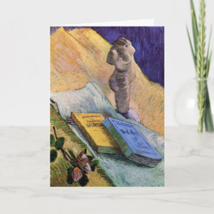 Carte Plaster Statuette Rose et romans Vincent van Gogh
