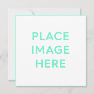 Carte plat Carré de 5,25 pouces x 5,25 pouces