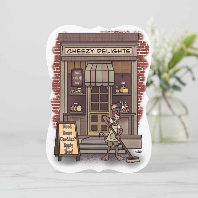 Carte Plat Cheddar (Debout devant)