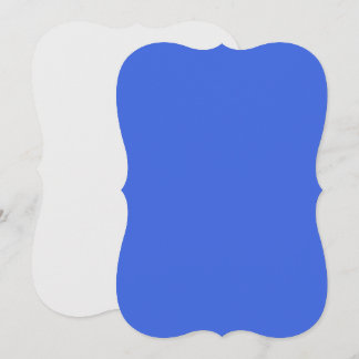 Carte Plat Courbée Bleu & Blanc Royal - Personnali