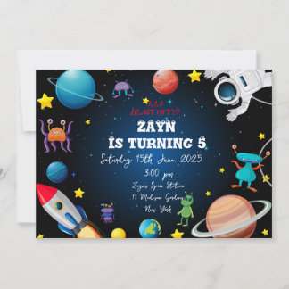 Carte plat d'anniversaire personnalisée