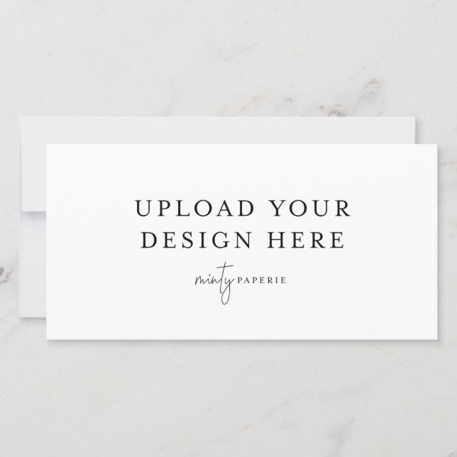 Carte plat de 4 po x 8 po - Paysage (Devant)