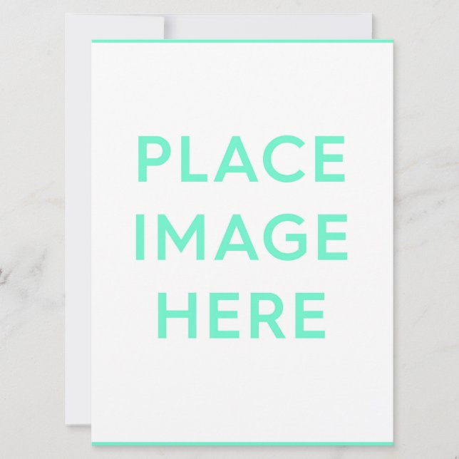 Carte plat de 6,5 po x 8,75 po (Devant)