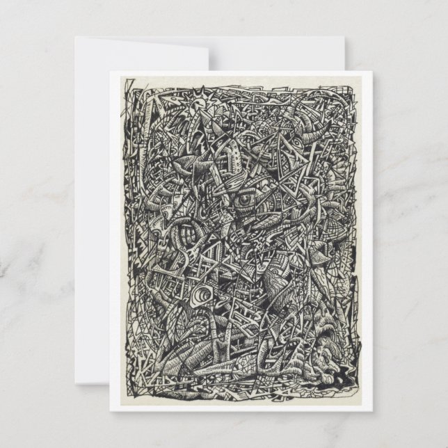 Carte plat fragmentée (Devant)