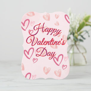 Carte plat Heureuse Sainte-Valentin