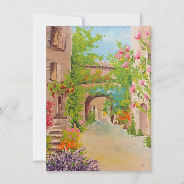 Carte plat Italie (Devant)