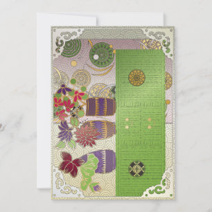 Carte plat Mah Jong Green Table