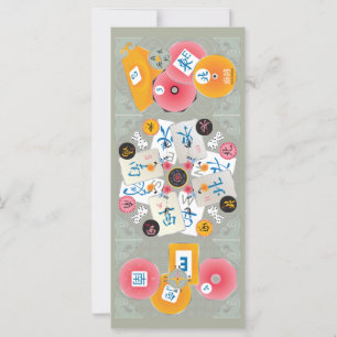 Carte plat Mah Jongg Winds